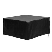 (black, 45x45x30cm) Staubschutzhülle für Drucker, kompatibel mit den meisten Druckern, wasserdichtes PVC-Material mit Kordelzugverschluss
