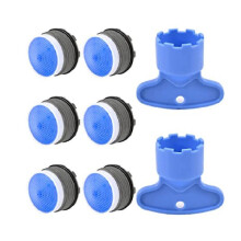 (24MM) Wasserhahn-Strahlregler Set kompatibel mit den meisten Standardarmaturen für Küche und Bad, wassersparend und spritzgeschützt