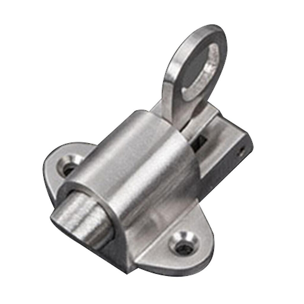 (Tongue Down-Round) Automatic Door Latch Stainless Steel Rust Resistant For Household And Commercial Doors 6955168026895