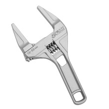 (A) Short-handled Wrench Adjustable 16-68mm, Aluminum Alloy, Non-Slip Grip for Repairs