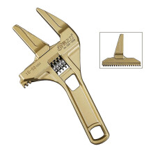 (C) Short-handled Wrench Adjustable 16-68mm, Aluminum Alloy, Non-Slip Grip for Repairs