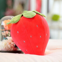 (50cm) Aardbeienkussenpop, zacht pluche speelgoed met een aangename aanraking, perfect voor de slaapkamer of woonkamer.