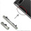 (Gold) Power and Volume Button Compatible with Google Pixel 7 - Pre-shipment Inspected Replacement 4