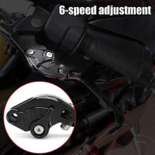 (H) Taittuvat jarru- ja kytkinvivut, yhteensopivat Aprilia Tuareg 660:n kanssa, 6-portaisesti säädettävät, T6061 alumiinipari