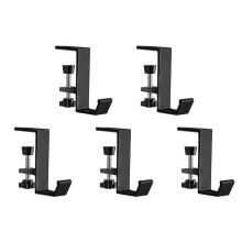 (Black) Gancho para chimenea para colgar calcetines y guirnaldas, soporte para repisa de chimenea para decoraciones navideñas