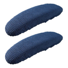 (Navy Blue) Stoelarmleuninghoezen, polyesterstof, elastisch, kreukvrij, bureaustoelbeschermers