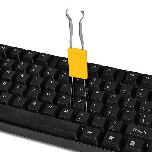 (Red) Switch and Keycap Puller Tool, Adjustable Tightness Feature, Portable Design for Keyboard Maintenance 2