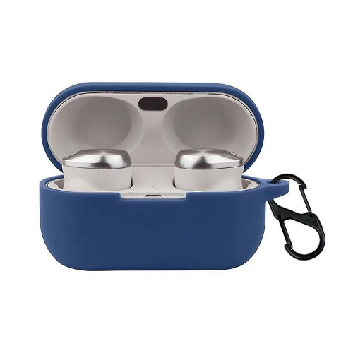 (Dark blue) Silicone Case compatible with Technics EAH-AZ80, Durable and Elastic Protective Cover for Daily Use 2