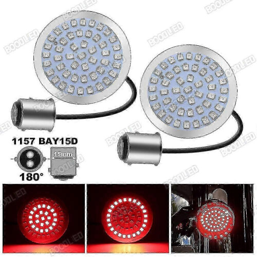 (Yellow) Lâmpada LED Sinaleiro Traseiro 1156 Compatível com Harley Davidson 1986-2020 1