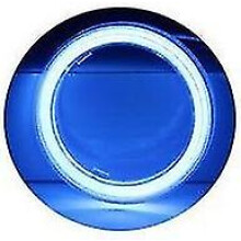 (Ice blue, 90MM) Angel Eye -ajovalojen renkaat 60–120 mm, yhteensopiva 12 V:n sumuvalojen kanssa, 2 kpl:n sarja helppoon asennukseen