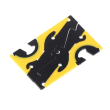 (Yellow) Suporte Ajustável para Telemóvel em Fibra de Carbono, Compatível com Visualização Horizontal e Vertical para Todos os Smartphones