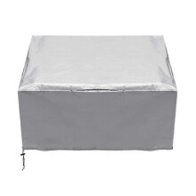 (silver, 43x43x32cm) Printer dust cover compatible with most printers, splash-proof and wear-resistant, reusable and washable
