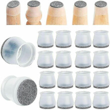 (1pcs) Silicone Chair Table Leg Pads, 24-Piece Set of Floor Protecting Pads for 30-45mm Diameter Legs