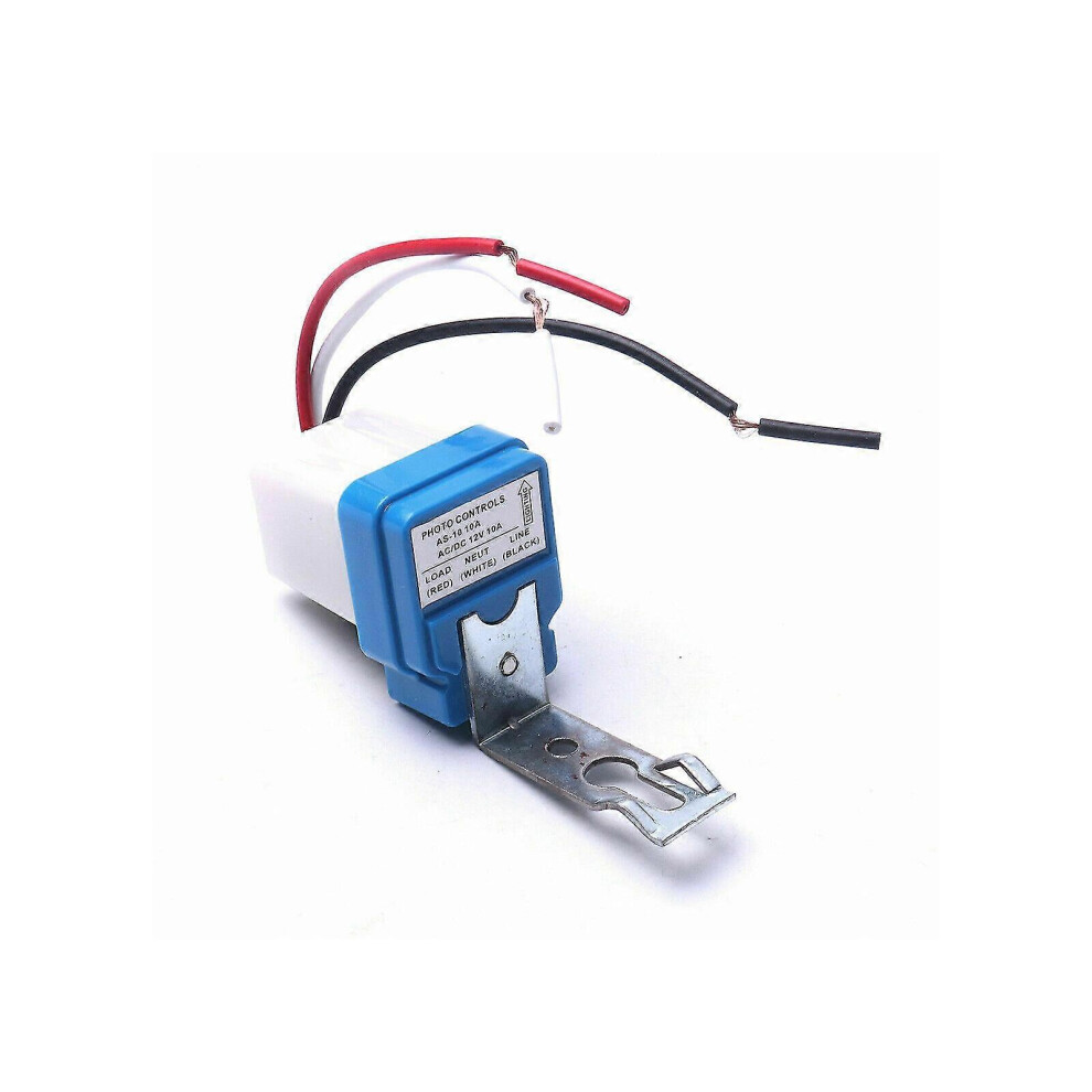 (B-24 V-1Pcs) As-10 Photocell Sensor 12V 24V Dc Ac 10A Max Load Automatic Light Control 6955168200653