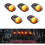 (white) Solar Powered Cab Light with 9 Amber LEDs, Automatic Dusk to Dawn Sensor, Vibration Trigger, Waterproof Design 1
