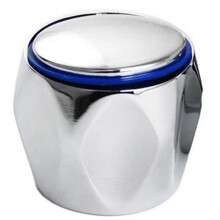 (Blue) Hanakahvan korkki, yhteensopiva standardihanojen kanssa, kestävä ABS-metalli, 39x32 mm, helppo asentaa kylpyhuoneeseen