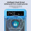 (Blue) Timer Phone Lock Box with LCD Display, ABS Material Security Case, 1-Min to 99-Hour Setting, Personal Focus Tool for Study and Work 2