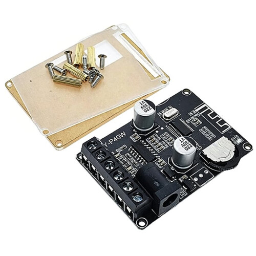 Stereo  Power Amplifier Board 24V High Power Digital Amplifier Module XY-P40W