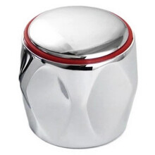 (Red) Hanakahvan korkki, yhteensopiva standardihanojen kanssa, kestävä ABS-metalli, 39x32 mm, helppo asentaa kylpyhuoneeseen