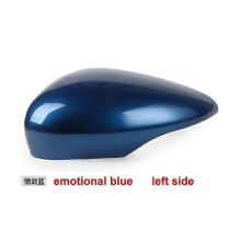 (bule, Left) Coque de rétroviseur latéral compatible avec Ford Fiesta (modèles 2009 à 2016) - Ajustement parfait