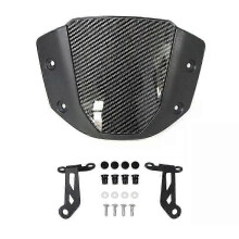 (Carbon fiber pattern) Tuuliohjain, yhteensopiva Honda CB650R CB650R:n kanssa, etuloki kiinnitystelineellä, ajosuoja