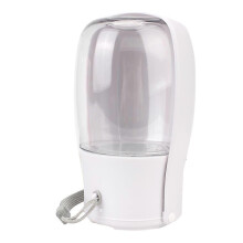 (White) 280ml Foldable Dog Water Dispenser Bottle Bowl Universal for Outdoor Walking Travel with Carbon Filter
