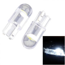 (White) 10 kpl T10 W5W COB LED-polttimoita, yhteensopivia autojen sisätilojen lukuvalokuvun kanssa