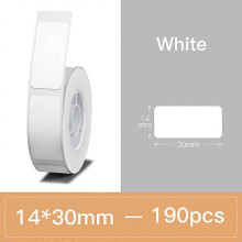 (White, 14x30mm-1Roll) Étiqueteuse portable avec connexion Bluetooth pour l'étiquetage et l'organisation en magasin (1,5 kg)