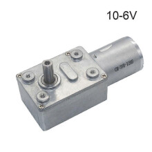 (10-6V) Redukčný motor so závitovkovým prevodom 12V 24V 6V, žiaruvzdorný kov pre priemyselnú automatizáciu