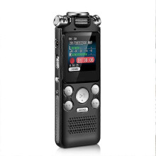 (8GB) Enregistreur vocal numérique avec puce DSP de réduction du bruit, lecteur MP3, capacité de 8 Go, 16 Go ou 32 Go