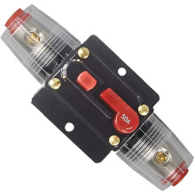 (WA50A) Audiostroomonderbreker, 150A 12V-24V DC, resetknop voor auto-stereo-versterker, boot, camper, vrachtwagen, overbelastingsbeveiliging