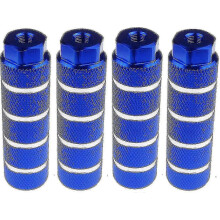 (blue) BMX-Mountainbike-Stuntpedale, kompatibel mit 3/8-Zoll-Achse, hochfeste Aluminiumlegierung, Tragkraft: 90 kg