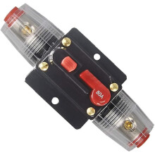 (WA80A) 150A 12V-24V DC audiostroomonderbreker, handmatige reset overbelastingsbeveiliging voor autoradio's, boten, vrachtwagens, campers, ATV-lieren