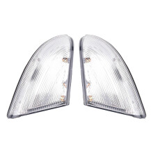 (Transparent) Lâmpada LED Âmbar de Sinalização Dinâmica Compatível com Dodge Ram 2009-2018, 12V T10