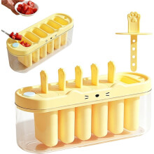 Stampi per ghiaccioli facili da sformare, antigoccia, riutilizzabili per succhi di frutta, yogurt, gelatine, budini e frutta.