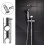 (24MM) Shower Head Holder Adjustable Height with Quick Installation ABS Chrome-Plated Bracket 3