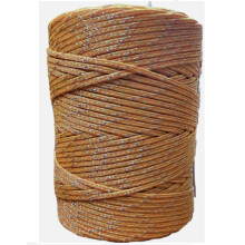 Braided Electric Fence Rope 3MM x 200M - Yellow & Orange (Poly Fencing Horse Paddock)