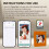 1.54 Inch NFC Function Memory E-Paper Ink 4 Colors Display Screen Image Wireless Transmission Keychain Ink Screen Orange 6