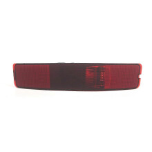 (Red, R) Rear Bumper Light Reflector compatible with Volvo XC90 2003-2006, Plastic Red Left & Right Assembly, Direct Installation