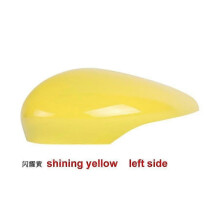 (yellow, Left) Coque de rétroviseur latéral compatible avec Ford Fiesta (modèles 2009 à 2016) - Ajustement parfait