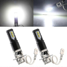 (H3) H1 LED Bulb Compatible with H1 80W CSP LED 6000 Lumens Plug and Play Low Energy Consumption Long Life