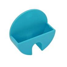 (Cyan, B) Dip Can Holder for Car Visor Compatible with ZYN, 7cm Diameter, Black Blue Green Red White, Car Sun Visor Storage