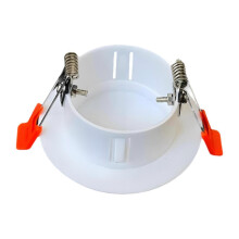 (Fit 60 to 69mm Hole) Plafondafdekplaat met veerklem, PP-materiaal voor openingen van 90-99 mm, naadloos oppervlak, gatenverberger