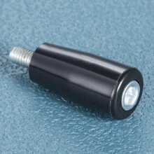 (M6X32) Manivela giratoria M6 M8 M10 M12 de plástico y metal con vástago roscado macho para fresadora, torno, amoladora, carpintería y bricolaje.