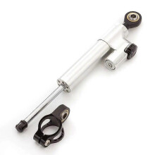 (silver-black) Moottoripyörän iskunvaimentimen ohjaustanko, yhteensopiva Kawasaki Ninja 250R EX250 ZX6R ZX636 ER-6N Ninja 400:n kanssa