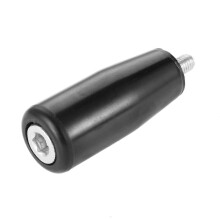 (M6X50) Manivela giratoria M6 M8 M10 M12 de plástico y metal con vástago roscado macho para fresadora, torno, amoladora, carpintería y bricolaje.