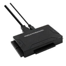 (AU) Adaptér na prenos dát pevného disku Kompatibilné s Zilkee Ultra Recovery Converter, USB 3.0, 1 SATA 2 IDE port pre 2,5 a 3,5 palcové disky