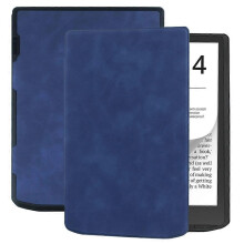 (Dark Blue) Leather Tablet Case Compatible with Pocketbook InkPad 4 Color2 3 PB743 PU Leather Protection