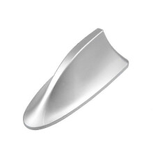 (Silver) Ersatzantenne mit Haifischflossenstruktur, kompatibel mit BMW E90, E91, E92 und E60, ABS, 7 Farben