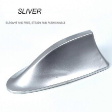 (TX01-Sliver) Universal Shark Fin Antenna Compatible with Kia Rio Sportage Ceed Cerato Forte Niro K5 Soul